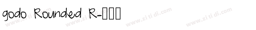 godo Rounded R字体转换